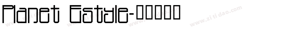 Planet Estyle字体转换